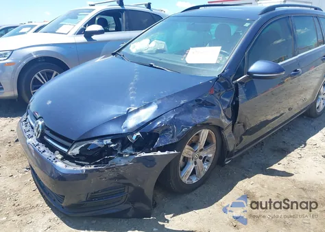 2015 Volkswagen Golf Sportwagen Tdi S 4-Door из США, поврежденный, VIN 3VWCA7AU4FM509614